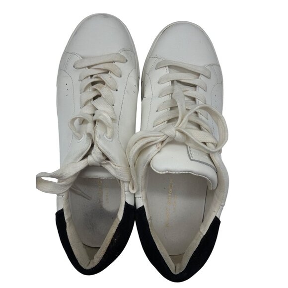 KURT GEIGER LONDON Women's Laney Platform Low Top Sneakers White Leather EUR 41 - Picture 2 of 11